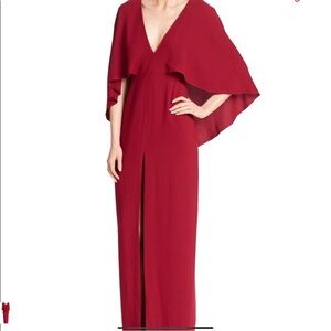 Halston Elegant Red Women's Dress
